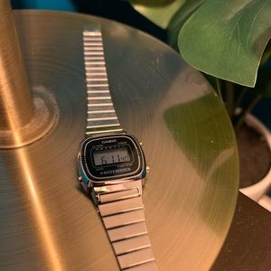 Silver Casio Watch